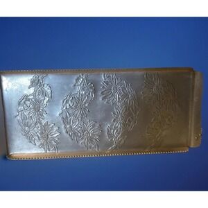 VTG Farber & Shelvin Handwrought Aluminum Tray W/ Spiral‎ Handles- 20.5"x 7.25"